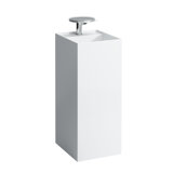 Laufen Kartell Wash basin, free-standing, without tap hole, without overflow, 375x435x900