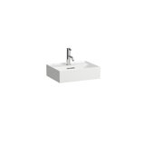 Laufen Kartell hand wash basin, undermount, 1 tap hole, with overflow, 450x340mm, H815330