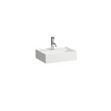 Laufen Kartell hand wash basin, undermount, 1 tap hole, without overflow, 450x340mm, H815330