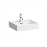 Laufen Kartell countertop washbasin, 1 tap hole, with overflow, 500x460mm, H816332