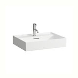 Laufen Kartell countertop washbasin 1 tap hole, with overflow, polished underside, 600x460mm, H816333