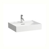 Laufen Kartell countertop washbasin without tap hole, with overflow, polished underside, 600x460mm, H816333