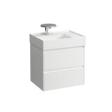 Laufen Lani für Kartell Waschtischunterbau, 2 Schubladen, 585x450x515mm, zu H810334, H403932112