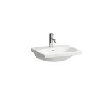 Laufen Lua washbasin, 1 tap hole, with overflow, 550x460mm, undermount, H810082