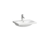 Laufen Lua washbasin, without tap hole, with overflow, 600x460mm, undermount, H810083