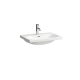 Laufen Lua washbasin, without tap hole, with overflow, 650x460mm, undermount, H810084