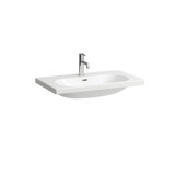 Laufen Lua washbasin, 1 tap hole, with overflow, 800x460mm, undermount, H810087