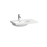 Laufen Lua washbasin, without tap hole, without overflow, 750x460mm, shelf right, H817086