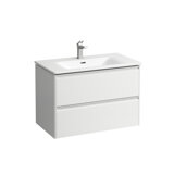 Laufen Palace Set, washbasin, 1 tap hole, overflow, incl. base washbasin substructure, 2 drawers, 800x545mm, h...