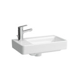 Laufen PRO S Handwaschbecken, Becken rechts, 1 Hahnloch, mit Überlauf, 480x280mm, H815955