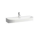 Laufen Sonar washbasin undermount, 1 tap hole, with overflow, 1000x420mm, H810347