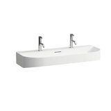 Laufen Sonar washbasin undermount, 2 tap holes, with overflow, 1000x420mm, H810347