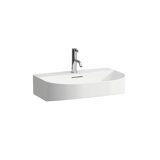 Laufen Sonar countertop washbasin, 1 tap hole, with overflow, 600x420mm, polished, H816342