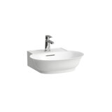 Laufen The New Classic countertop handwash basin, with overflow, US. grinded, 1 tap hole, 500x450mm, H816852