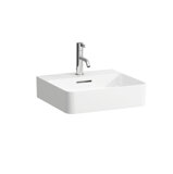 Laufen VAL countertop washbasin, 1 tap hole, with overflow, US closed 450x420mm, H816280