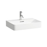 Laufen VAL countertop washbasin, 1 tap hole, with overflow, US closed 600x420mm, H816283