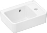 Hansgrohe Xanuia Q wash hand basin, 1 tap hole, with overflow, 360x250mm, white, 60129450