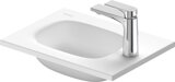 Duravit Sivida furniture washbasin, 1 tap hole right, without overflow, 410x330mm, white silk matt, 2650053200...