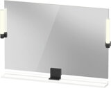 Duravit Sivida mirror, diamond black matt, 1050x36x650mm, top light, sensor switch, mains connection, SV74230B...