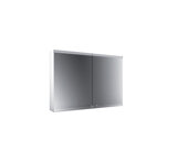 Emco evo Light mirror cabinet, surface mounted model, 2 doors, 1000 mm