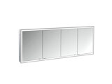 Emco prime Facelift Lichtspiegelschrank, 1800 mm, 4 Türen, Unterputzmodell, 9497