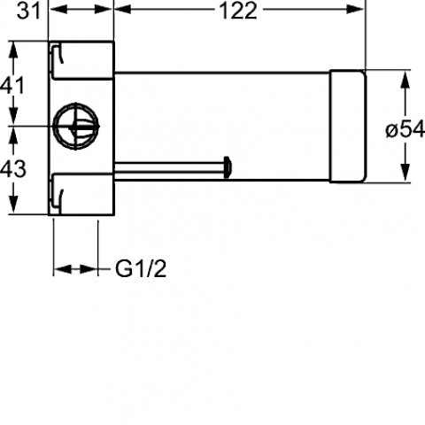 Hansa flush-mounted installation body for multi-way changeover