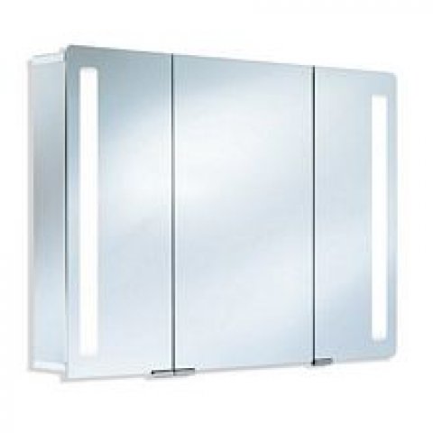 HSK ASP Softcube Alu Mirror cabinet 105x75x17cm 1133105 3-doors