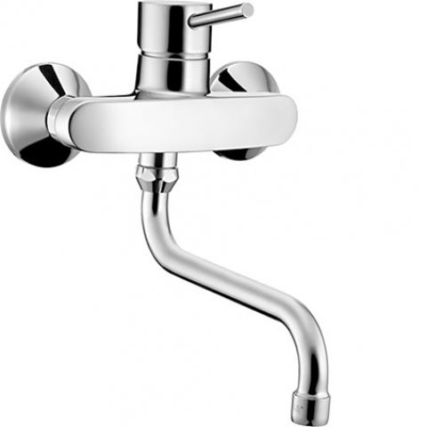 Hansa Hansavantis Style Single lever sink mixer wall mixer pin lever