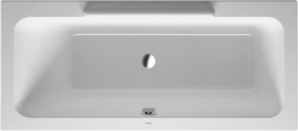 Duravit bathtub DuraStyle 170x75cm, backslide left, 700296, built-in version.