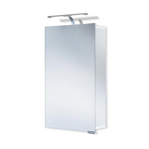 HSK ASP 300 LED Alu mirror cabinet 45x75x17cm 1141045 left