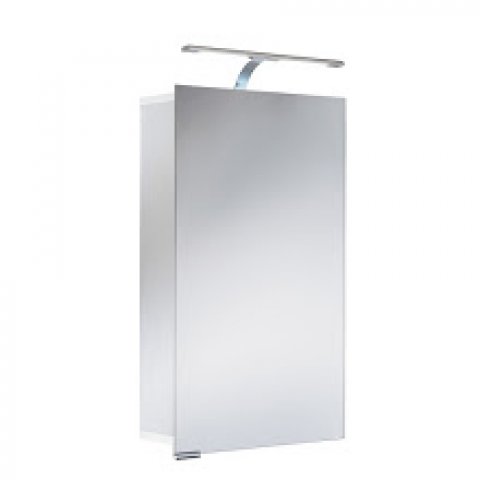 HSK ASP 300 LED aluminium mirror cabinet aluminium 45x75x17cm 1141045 right