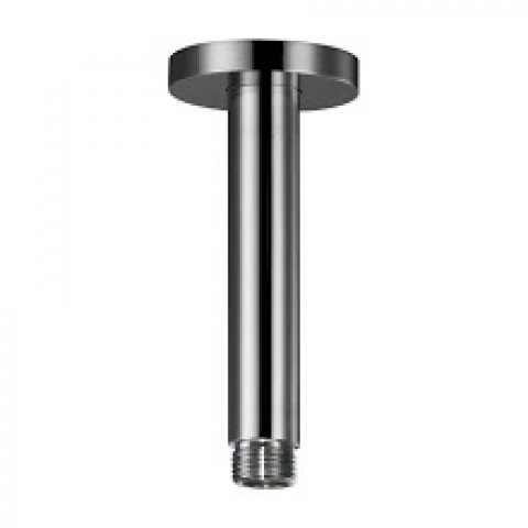 HSK Ceiling arm round, with rosette, chrome, 1100006