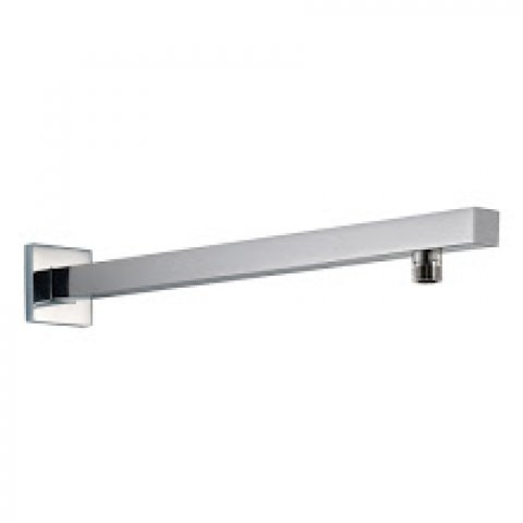 HSK Wall bracket, square, straight, with rosette, chrome, 1100062