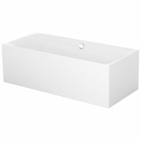 Bette Lux Silhouette, 170x75cm, free-standing bathtub, 3440CFXXS+B601-901, white, with waste and ove...