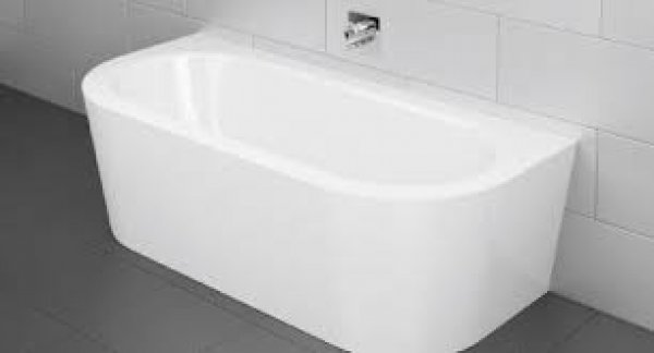 Bette Starlet I Silhouette, 175x80cm, Bathtub pre-wall version, white, with waste and overflow set M...