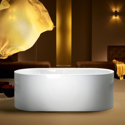 Kaldewei Meisterstück Centro Duo Oval, free-standing bathtub 1127, 170x75x47 cm, alpine white