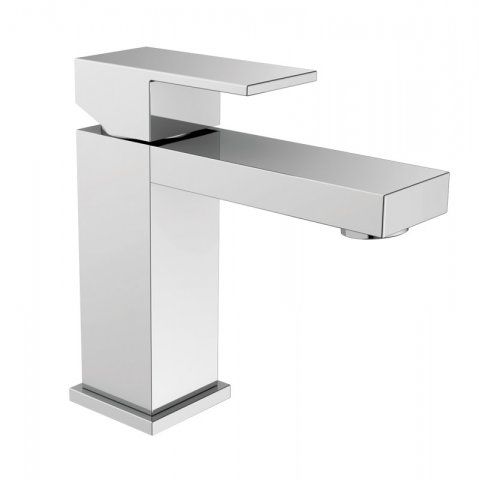 HSK Single lever basin mixer without waste, rectangular, chrome 1140031