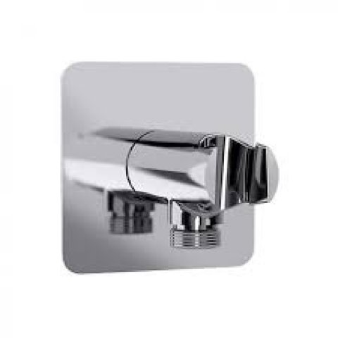 HSK Softcube wall connection bend, incl. hand shower holder, chrome 1180132