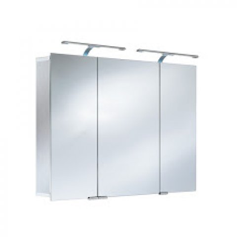 HSK ASP 300 LED Alu mirror cabinet 105x75x12,5cm 1143105 3-doors