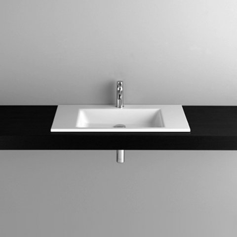 Bette Aqua built-in washbasin with tap hole, A048 800 x 495 mm