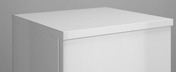 Burgbad Cover plate for half-height cupboard APCU035, same finish as front