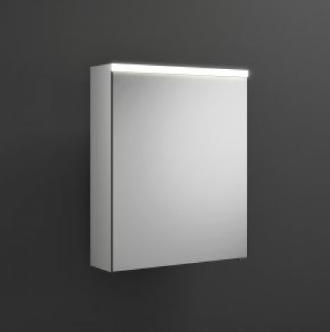 Burgbad Iveo mirror cabinet with horizontal LED illumination SPHU055, stop left, width: 558mm