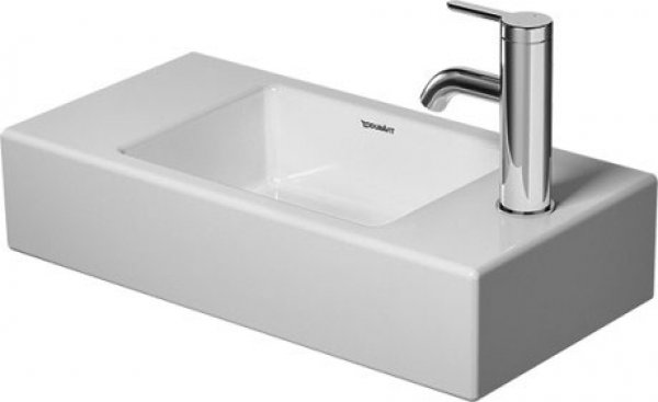 Duravit Vero Air Möbelhandwaschbecken 50x25cm, ohne Überlauf, mit Hahnlochbank, ohne Hahnloch