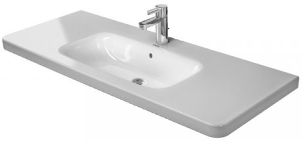 Duravit Möbelwaschtisch DuraStyle 120cm mit Überlauf, mit Hahnlochbank, ohne Hahnloch