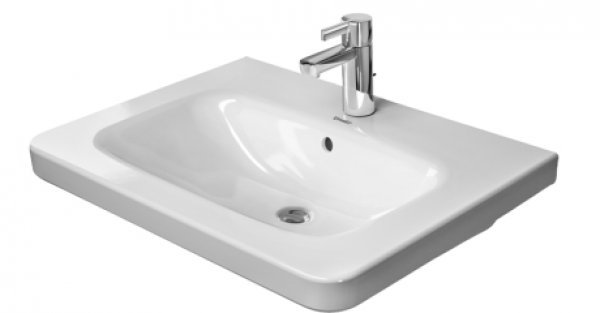 Duravit Möbelwaschtisch DuraStyle 80cm mit Überlauf, mit Hahnlochbank, ohne Hahnloch