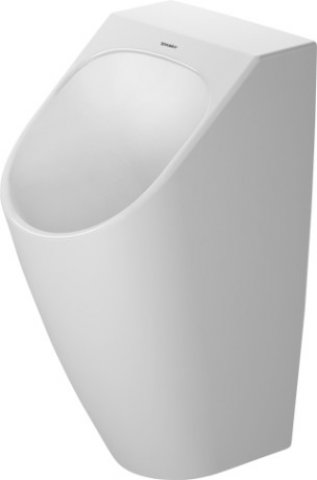 Duravit ME by Starck Urinal Dry 30x35,5 cm, with bow tie, waterless, with HygieneGlaze