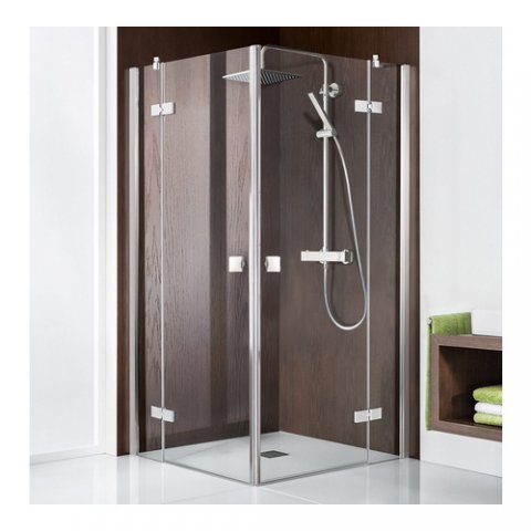 HSK studio corner shower partition revolving door 4-part 1720014, 80cm