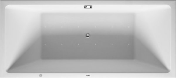 Duravit Whirlpool Vero Air 1800x800mm corner left with two back slopes, seamless acrylic panelling, ...