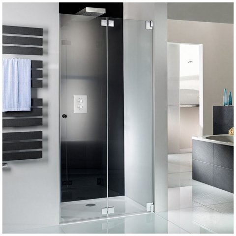 HSK K2 hinged folding door for niche K2.06, size: up to 100.0 x 200.0 cm, right-hand stop