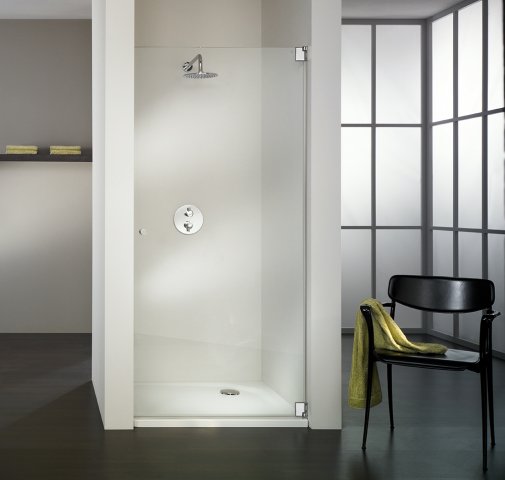 HSK Kienle frameless hinged door hinged for niche K.01, up to 1020x2000mm, right-hinged stop